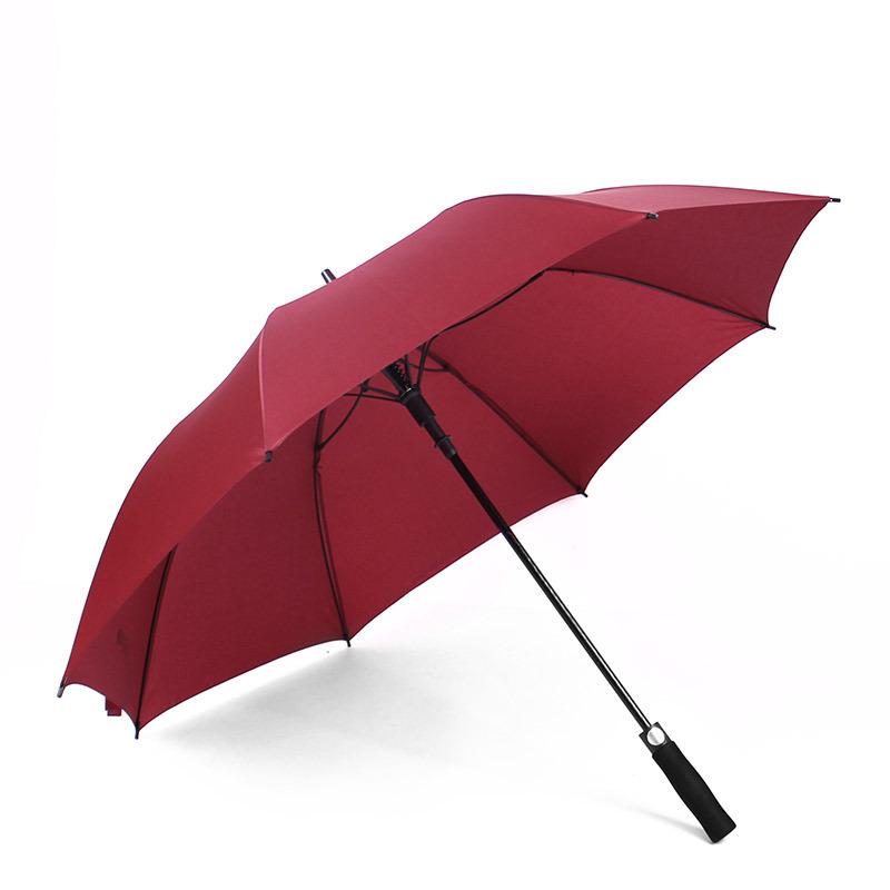 11-Inch umbrella, automatic golf umbrella, enlarged double-layer weather and rain dual-purpose, windstorm-resistant long handle advertising custom