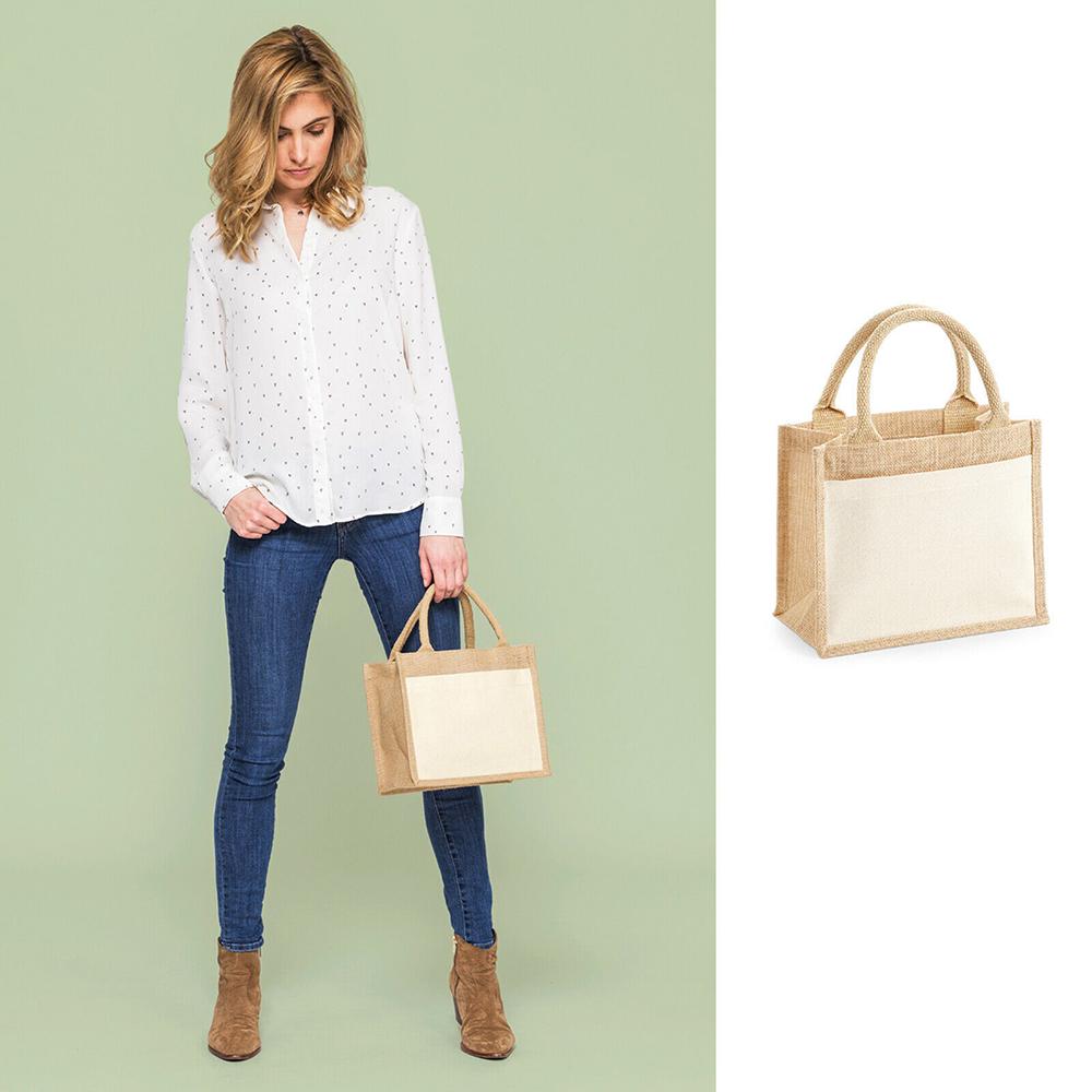 Westford Mill Pocket Jute Midi Tote