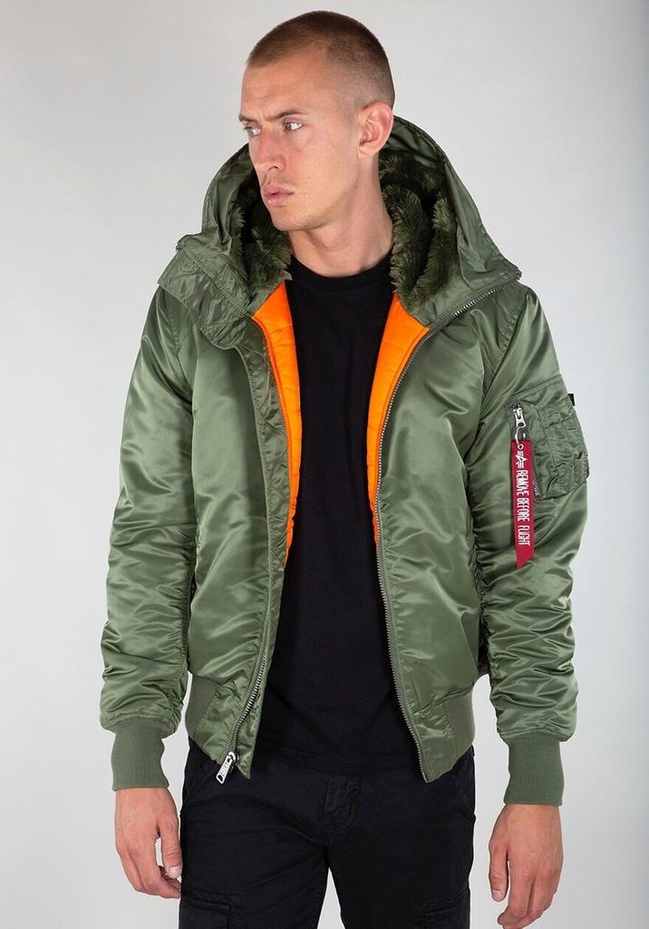 Alpha Industries MA-1 Hooded (158104) Winter Jacket Sage Green (158104-01)