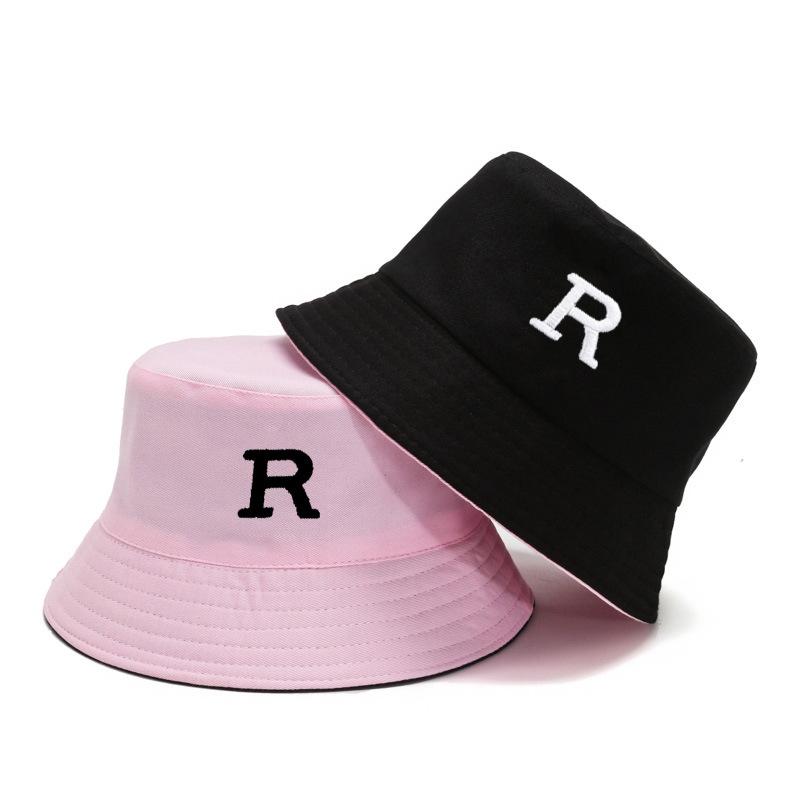 Smiley Bucket Hat Double-sided Bucket Hat Men and Women Summer Student Fashion Visor Basin Hat Hat