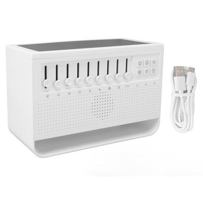 Bílý Noise Flame Difuzor USB White Noise Simulation Flame Aromatherapy Machine Simulation Flame