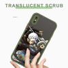 Japonské oblíbené pouzdro na telefon Anime pro iPhone 14 13 12 11 Pro Max Samsung Galaxy S20 FE A52 S23 Infinix Slim matný zadní kryt na ochranu objektivu