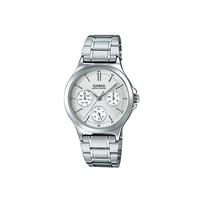 CASIO G Shock LTP V300D 7A LTP-V300D-7A White Dial