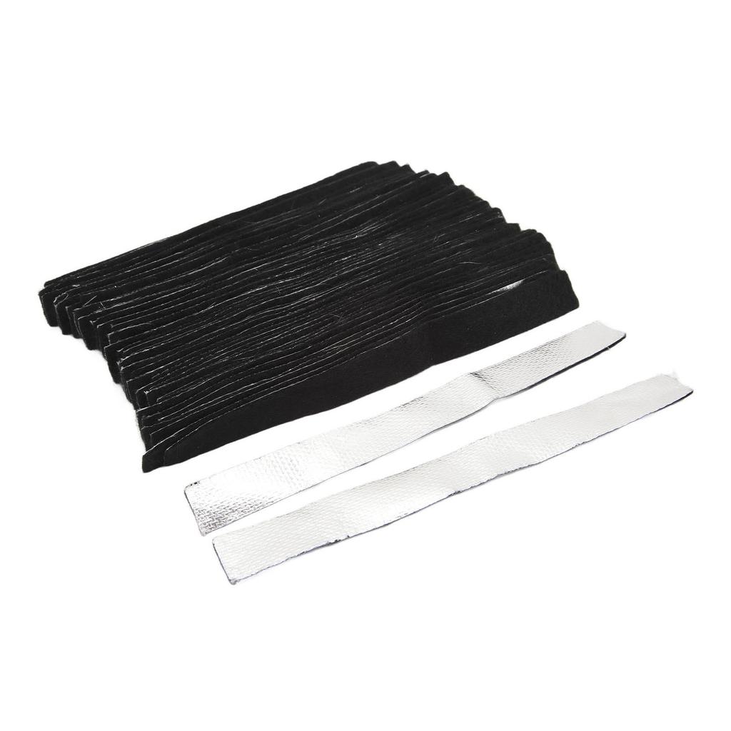 50pcs Incense Burner Ash Catcher Pads Long Strips Heat Insulating Cotton Fireproof Incense Burner Pads