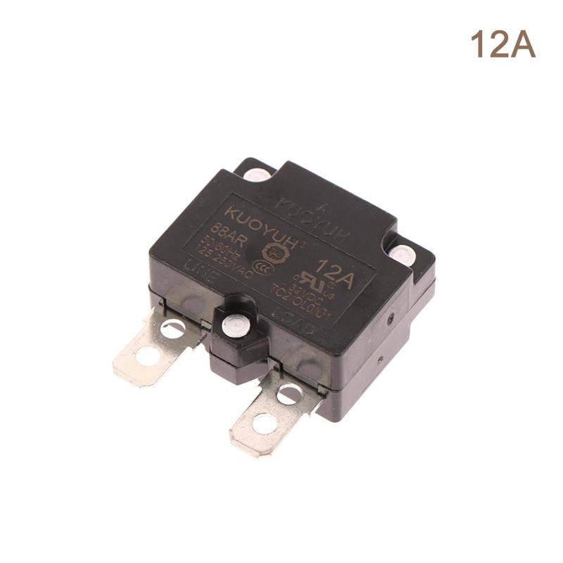 1Pc  88Ar 3A 4A 5A 7A 8A 10A 15A 20A 25A Automatic Reset Circuit Breaker Overload Switch Over Current Protector