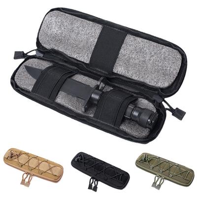 Taktisches Molle Multifunktions-EDC-Messer-Set Nylon-Messertasche Geeignet für Outdoor-Aktivitäten Wandern Jagdzubehör