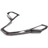 ABS Car Interior Steering Wheel Frame Cover Trim Sticker for BMW 3, 5, 7, 6 Series GT X3 X5 X7 G01 G05 G07 G20 G30 G11 Luxury 2019-2020 (Carbon