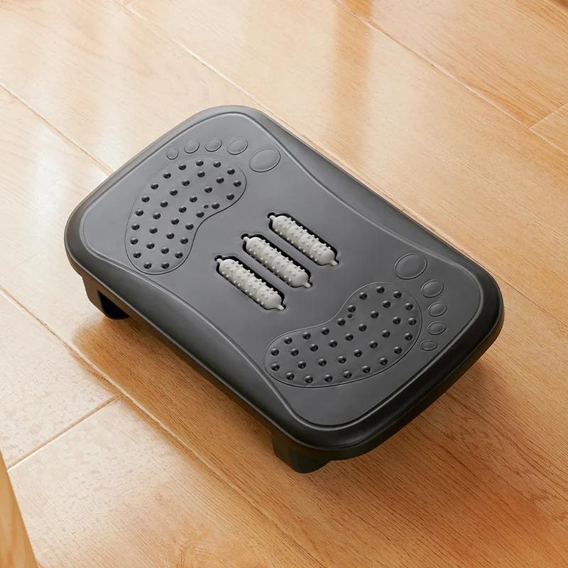 Portability Foot Rest Under Desk Footrest Ergonomic Foot Stool with Massage Rollers Foot Rest For Home Office Work Fast Ship