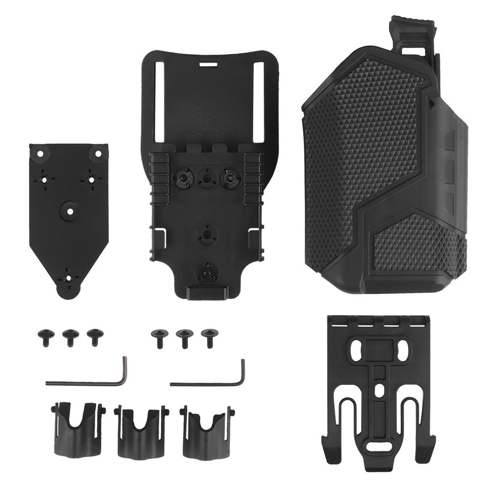Quick Release Flashlight Holster Universal X300 Drop Leg Platform Pistol Holster QLS Adapter