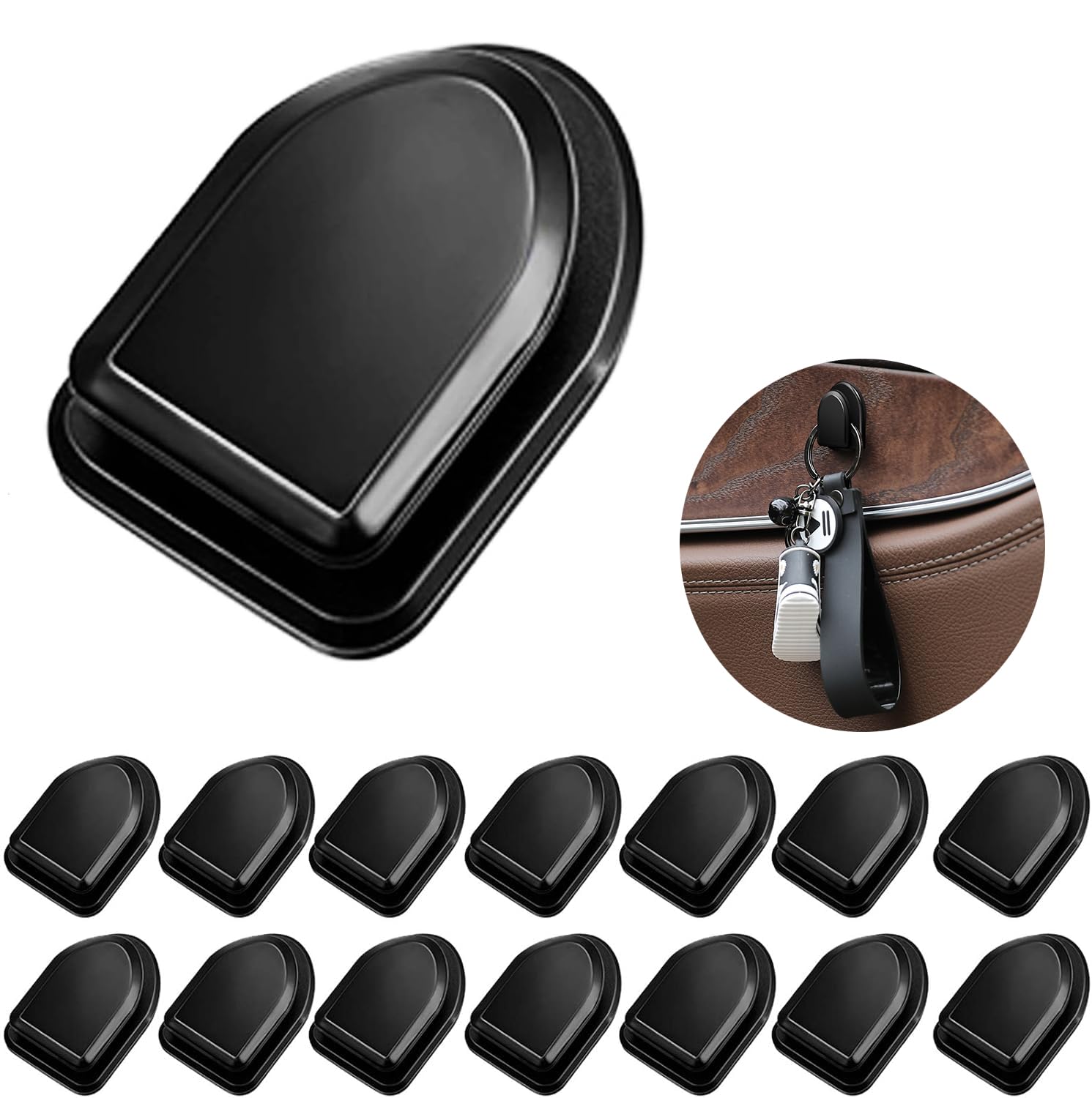 Автомобильные крючки, Мини-крючки, Крючки для хранения в автомобиле, Клейкая лента, Крючки для хранения, Сильный клей, Портативные,