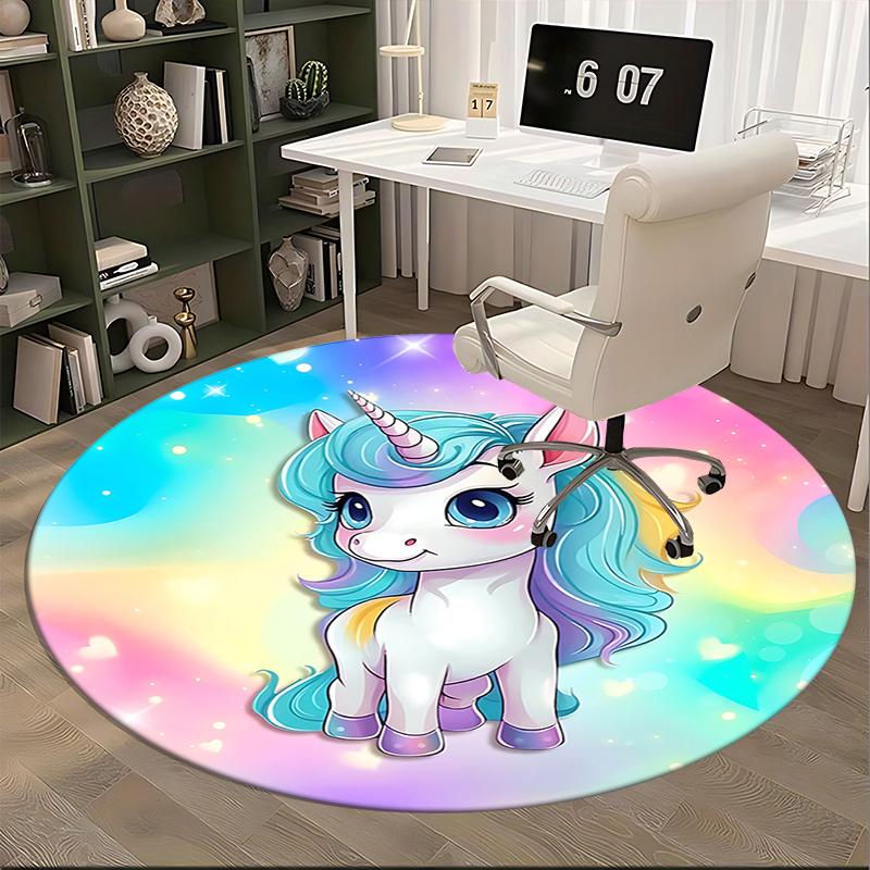 Unicorn Chair Mat: Magical Home Decor, Office Carpet Gift for Adults, Perfect for Bedroom, Living Room, Any Room!1118029a