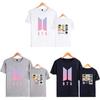 BtsGrafisk Tryckt Modal T-shirt Oversized Streetwear Skjorta För Kpop-fans Sommar Casual