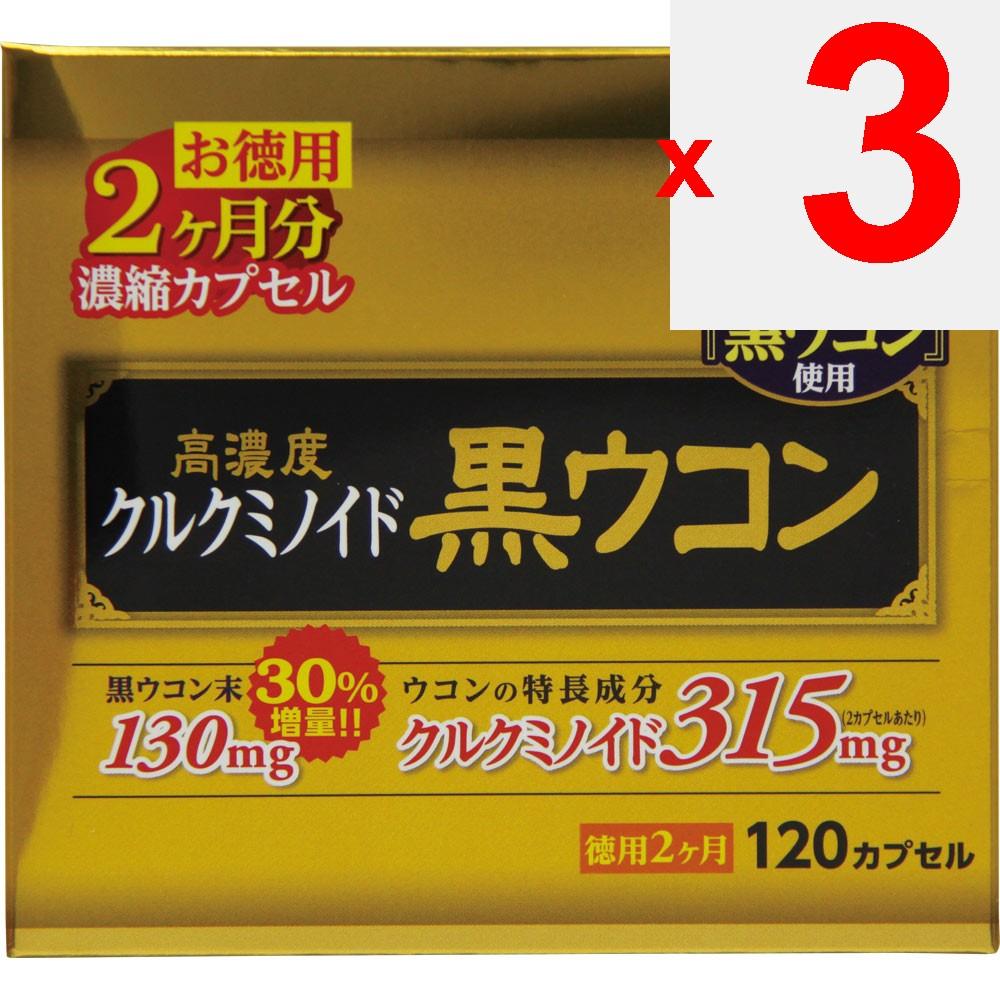 Wellness Life Sciences Domestic High-Concentration Black Turmeric Capsules 120 Capsules Liver Strengthening Turmeric