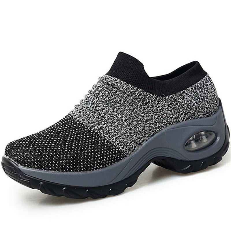 Women's Trainers Mesh Sport Running Sneakers With Semi-rigid Arch Support