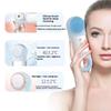 Silicone Electric Facial Cleansing Brush Face Cleanser Massager Makeup Remover Hot Cold Compress Skin Rejuvenation Tool