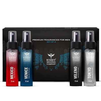Bombay Shaving Company Parfüm für Männer | Premium-Parfüm-Geschenkset für Männer – 8 ml x 4 | Geschenk für Männer