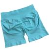 Candy Color Seamless Low-Waist Hip-Lifting Yoga Shorts (Three-Quarter Length)