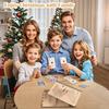 Wooden Scoreboard with Colorful Pegs Adults Family Night Party Game Scoring Box Paper Card Game Score Board Game Night Essentials