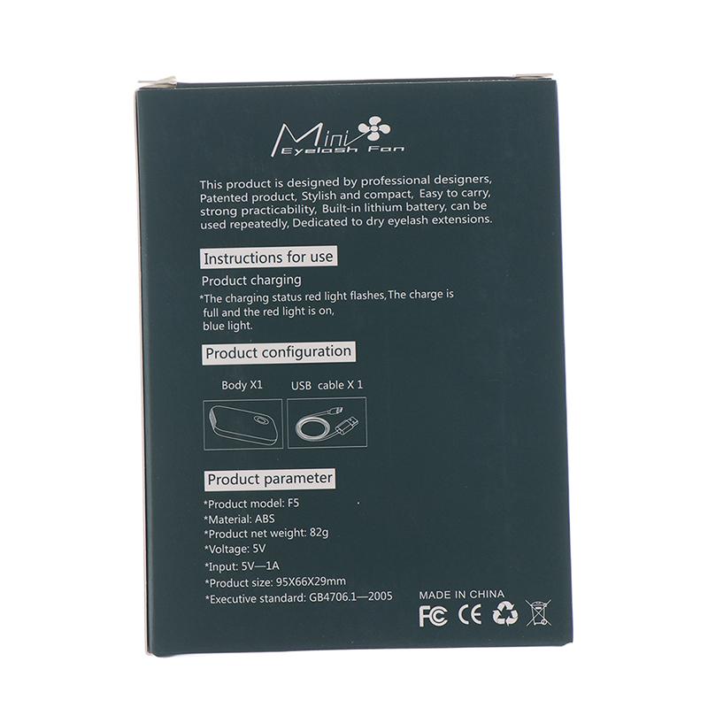 Grafted Eyelashes Usb Charging Mini Hair Dryer Hand-Held Strong Wind Small Fan