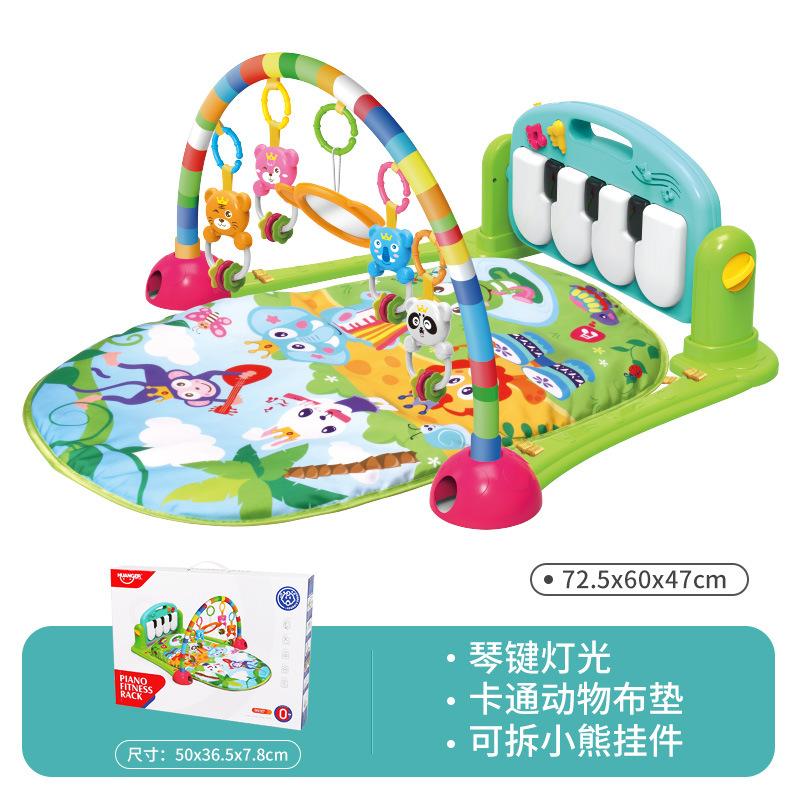 Baby Fitness Frame Pedal Piano Toy Children Baby Music Climbing Mat Fitness Device 0-36 Months