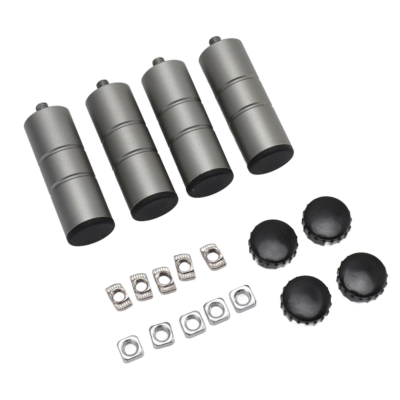 

4 Pcs Engraver Riser 50mm Raised Foot Pad Non Slip Aluminum Alloy Support Column for Engraving