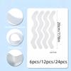 6pcs/12pcs/24pcs 20cm Anti Slip Shower Stickers Non Slip Bathtub Stickers Bathtub Strips Adhesive Decals  Bath Tub Shower Stairs