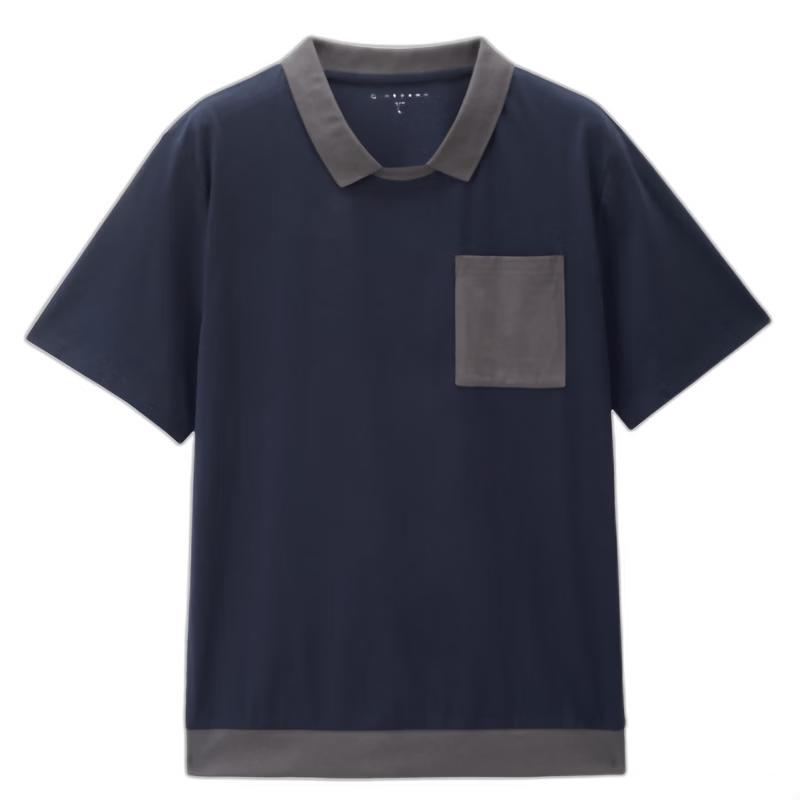 Giordano Men s Cool Touch Antibacterial Color Block Polo Shirt L