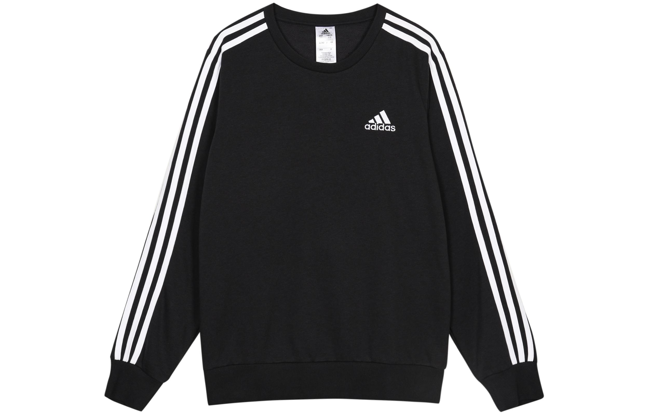Adidas 3 Stripes Sweatshirt Men s Black GK9078 L