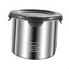 Food Storage Canister Portable Multipurpose Stainless Steel Sealed Jar for Tea