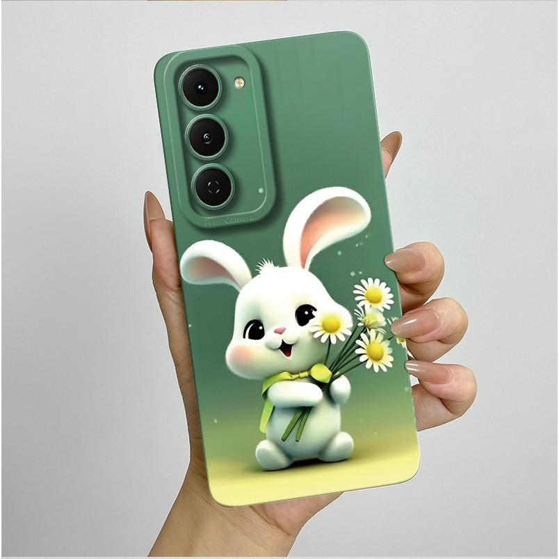 Casing For Tecno Spark 40 Pro 40Pro+ Plus 4G Aesthetic Flowers Phone Case Slim Liquid Silicone Anti Drop Protection Soft Cover