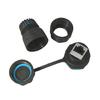 Shielded M23 RJ45 Cat6 Connector Coupler With Easy Assembly For Reliable Gigabit Data Transmission
