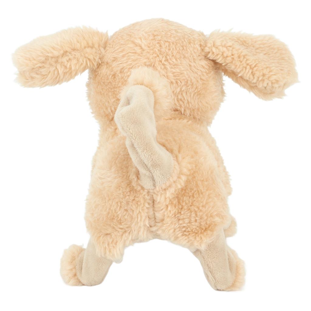 Electronic Plush Puppy Dog Toy Cute Singing Walking Tail Wagging Soft Electronic Interactive Dog for Girls Brown