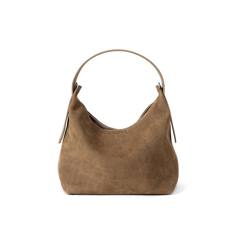 

Высококачественная матовая сумка-тоут из натуральной коровьей кожи через плечо - Женская роскошная сумка-кроссбоди 19*12.5*10 cm бежевый