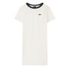 Letter Color Block Fashion Versatile Soft Classic Short Sleeve Dress Women Dresses L225W154-0074