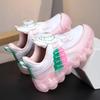Trendy Pink Girls' Casual Sports Shoes Outdoor Anti-Slip Running Sneakers for Children Tenis Size 28-39