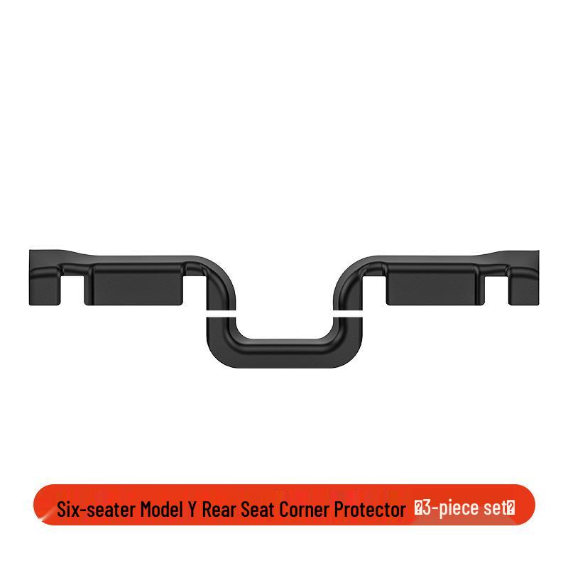 Tesla Model Y Six-Seater TPE Floor Mats Set: Includes Full Car Interior, Front and Rear Trunk Protection Mats.