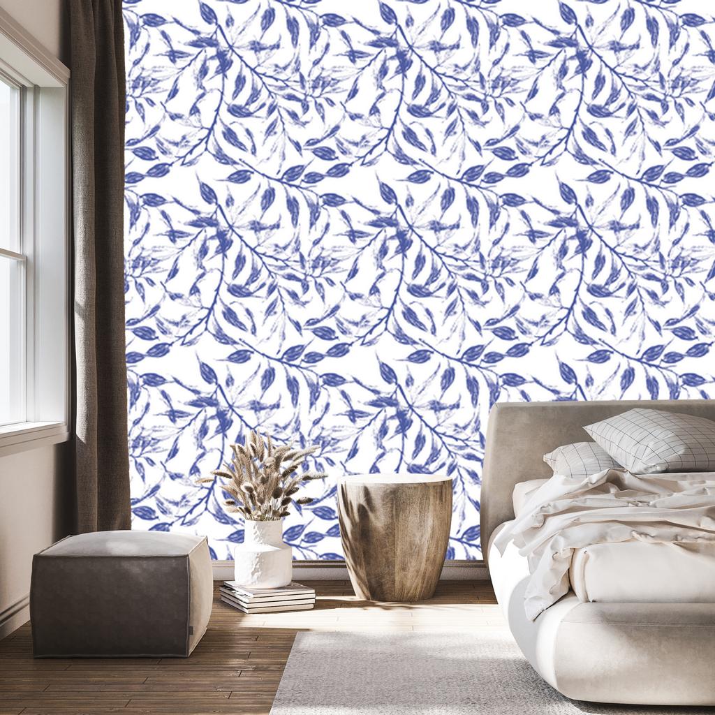 Leaves and Branches Wallpaper for Living Room and Bedroom 50x1000