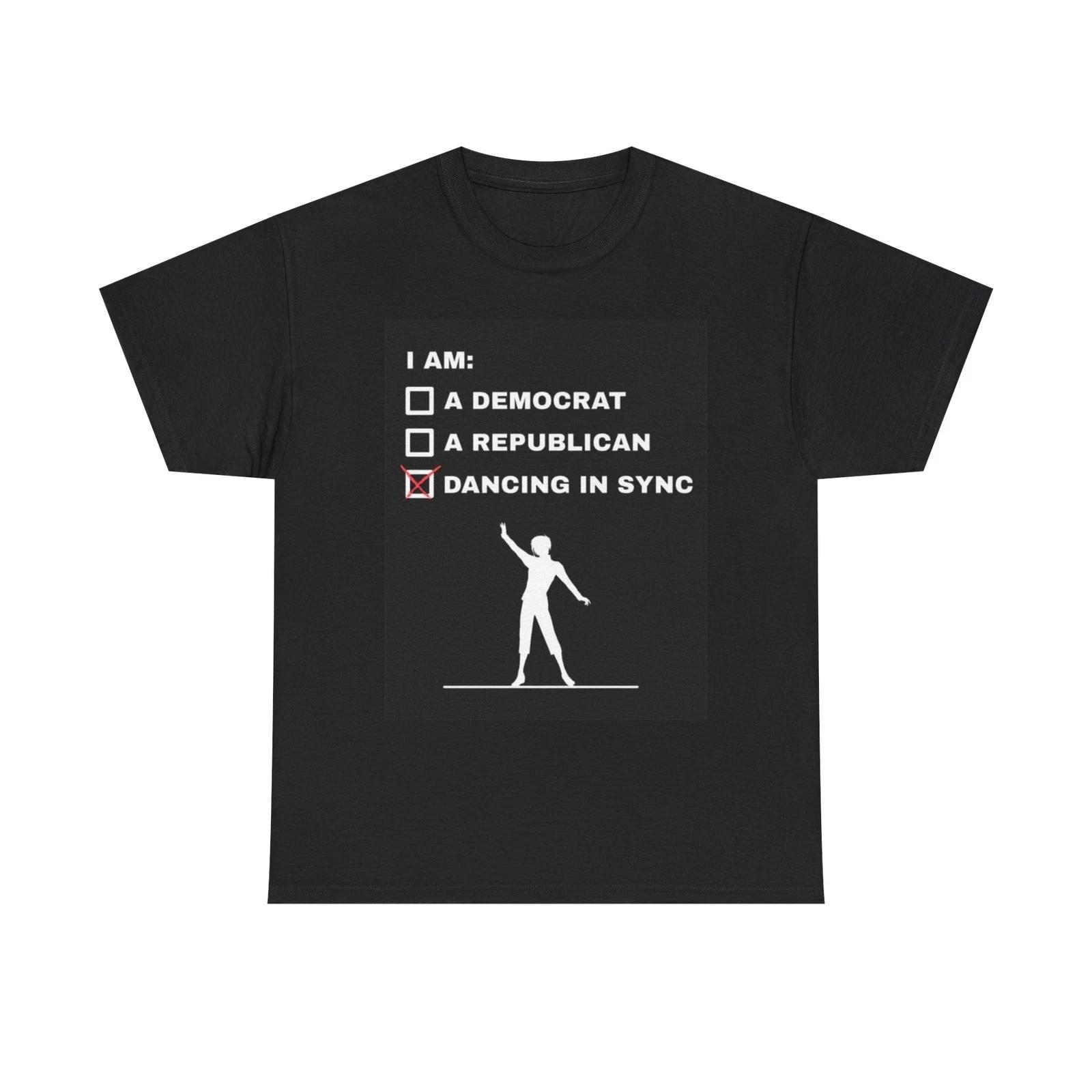 Men s and Women s T-shirts Dancing In Sync L