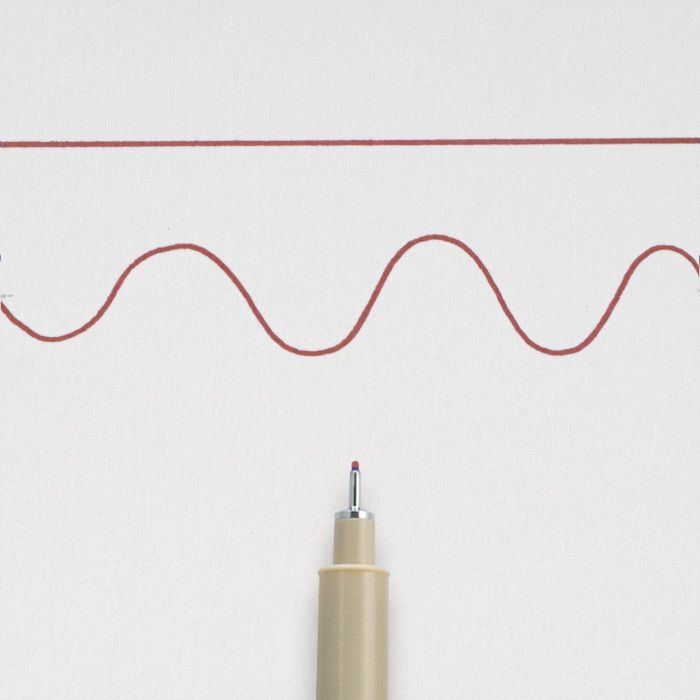 Pen - Sakura - Pigma Micron Pen 05 - Burgundy - 0.45 Mm - Indelible