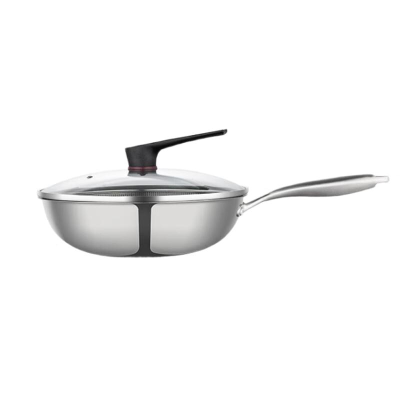 Lecker KR-345 32cm Stainless Steel Wok