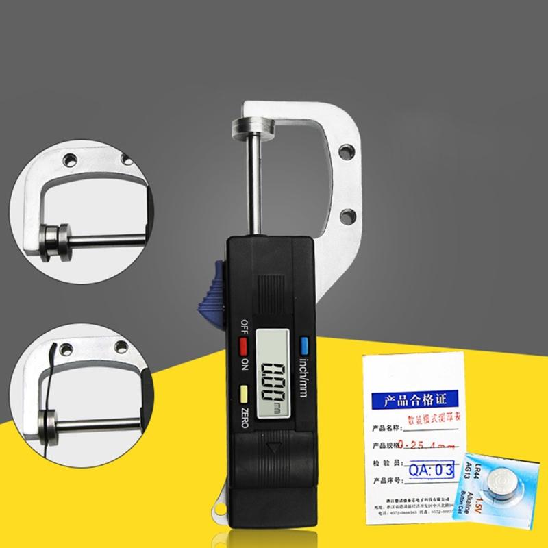Upgraded Digital Thickness Gauges Mini Portable Horizontal Electronic Thickness Meter Measurement Measure Tool Durable-