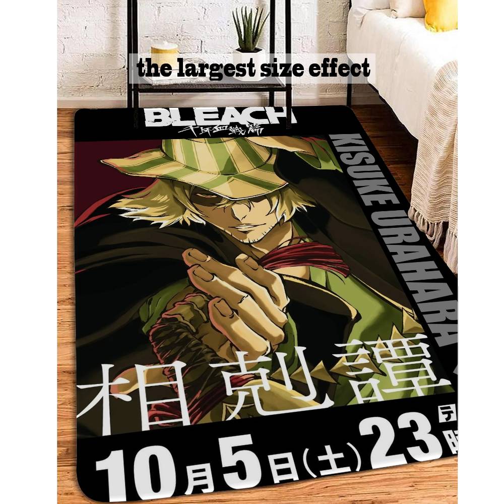 1PC Anime Figure Bleach Bathroom Mat Kids Room Bedroom Decoration Balcony Anti-Slip Doormat Living Room Welcome Rug