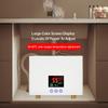 Water Heater 5500W   Lectric Tankless Water Heater Wall-Mounted with LED Display and Remote Control for Home RV Kitchen Bathroom, White