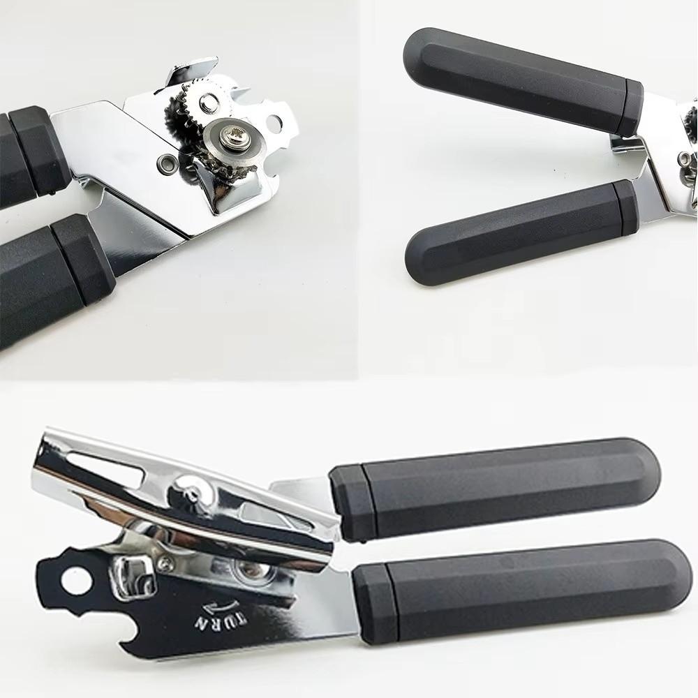 Solid Stainless Steel Can Opener Multifunctional Manual Craft Beer Grip Can Professional Bottle Opener Kitchen Gadgets
