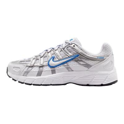 Tênis Infantil P 6000 GS Branco Azul Cristal Metálico Prata II6084-100