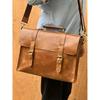Leather Messenger Bag Laptop Bag Mens Leather Briefcase Crossbody Bag Satchel Bag Computer Bag Christmas Gifts Leather Bags Shoulder for Him