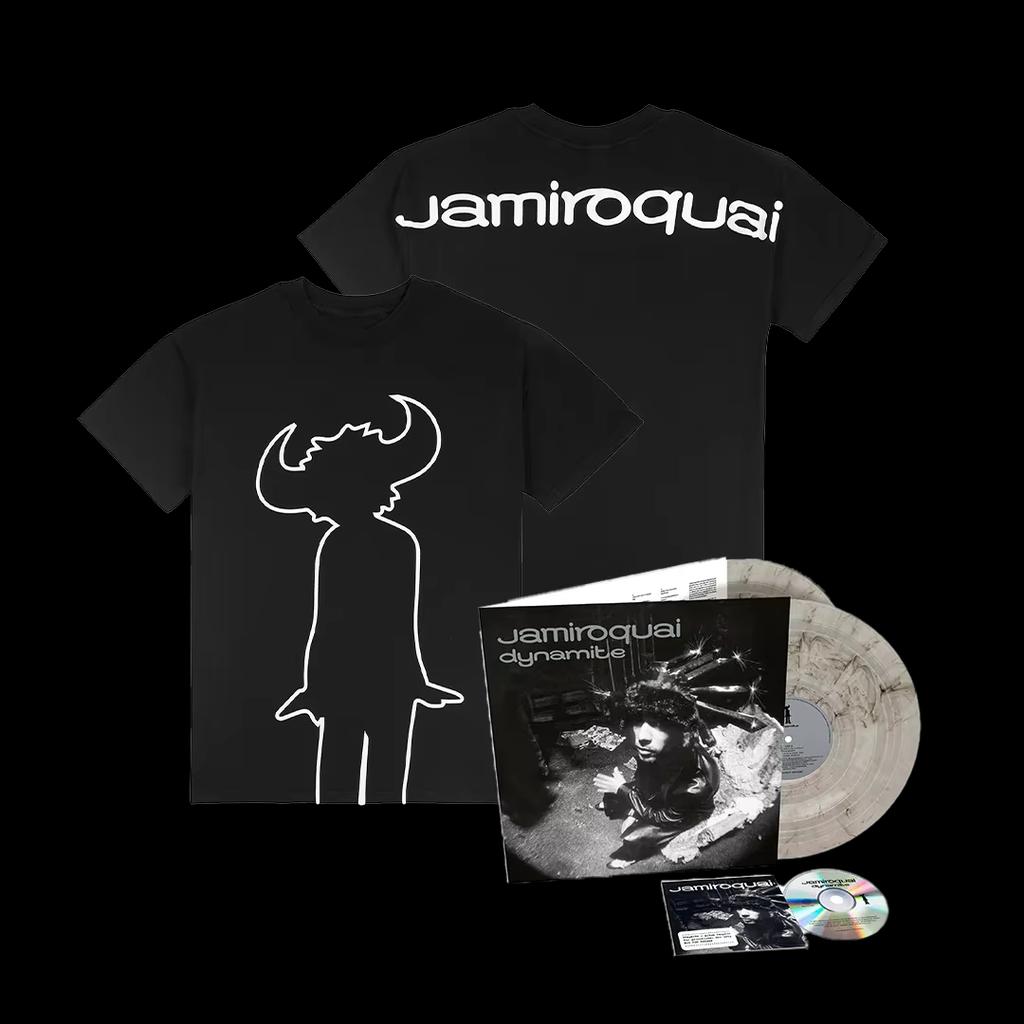 Jamiroquai Band Grafik Unisex T-Shirt Unisex Rundhalsausschnitt 100% Baumwolle Kurzarm Y2k Oversized Mode Beliebtes Vintage Damen T-Shirt