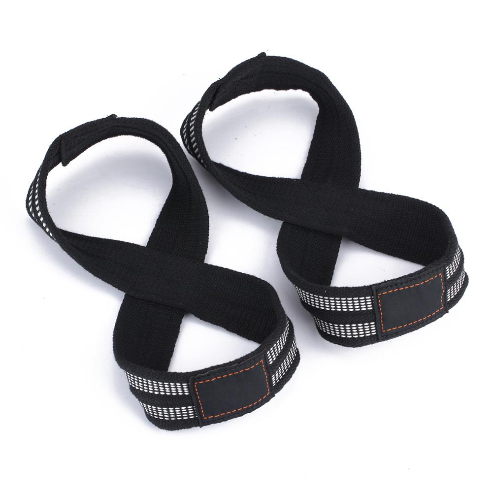 1 Pair 8-shaped Weight Lifting Strap 2 Sizes Available Pull-up Wrist Strap For Gym Fitness Weight Lifting M #1