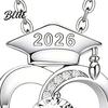 Mortarboard Necklace Graduation Grad Cap Pendant Rhinestone Heart Charm Jewelry