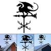Design Metal Weathervane - 25-Inch Yard Ornament for Outdoor Decor